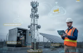 IIoT-Based Hybrid Power Controller for Telecom DG Systems