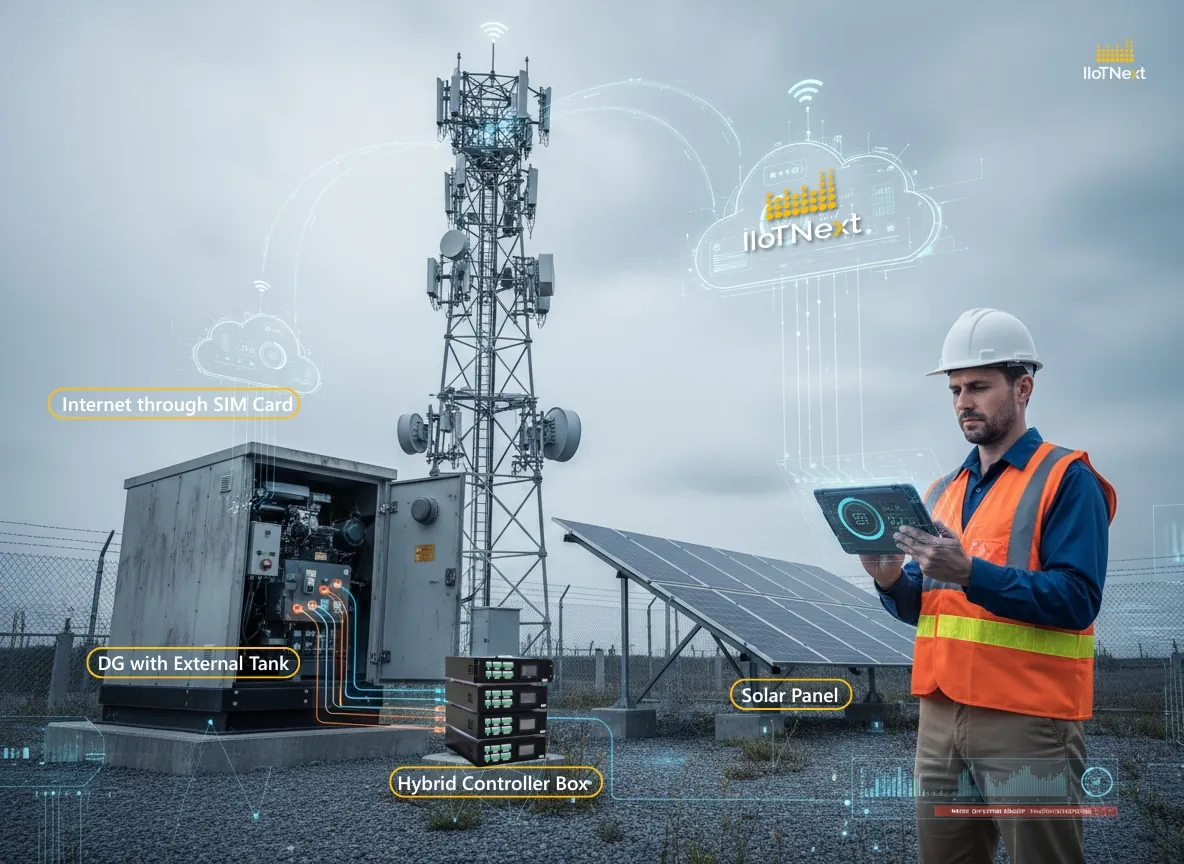 IIoT-Based Remote DG Monitoring Solution for Telecom Towers